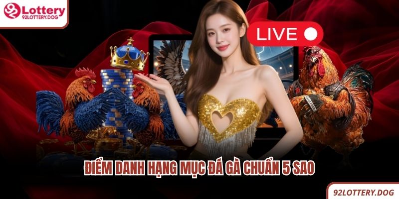 Điểm danh hạng mục đá gà chuẩn 5 sao